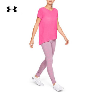 安德玛官方UA Whisperlight 女子运动短袖T恤 Under Armour-1328903 粉红色641 S