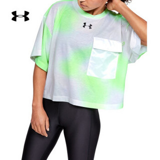 安德玛官方 UA 女子 运动短袖T恤 Under Armour-1352054 白色100 S