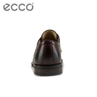 ECCO爱步男士皮鞋 时尚简约低帮系带正装鞋 菲罗 620644 棕色01014 42