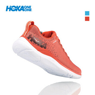 HOKA ONE ONE女琥派训练跑步鞋Hupana Zephyr 透气减震健身运动鞋 杜比红/石榴红 US 7/ 240mm