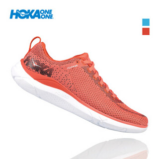 HOKA ONE ONE女琥派训练跑步鞋Hupana Zephyr 透气减震健身运动鞋 杜比红/石榴红 US 7/ 240mm