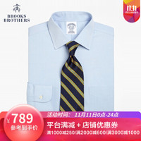 Brooks Brothers/布克兄弟男士牛津纺Supima棉免烫衬衫1000005640 4000-浅蓝色 15/35