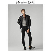 Massimo Dutti 03308111800 男士小羊皮加棉夹克