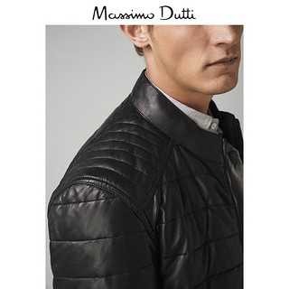 Massimo Dutti 03308111800 男士小羊皮加棉夹克