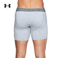 安德玛官方 UA Microthread 男子 6英寸内裤 Under Armour-1316074 灰色035 L