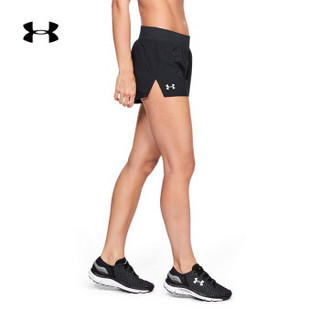 安德玛官方 UA Launch SW 女子 运动短裤 Under Armour-1342837 黑色001 L