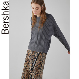 Bershka 巴适卡 06946596829 女士圆领毛衣