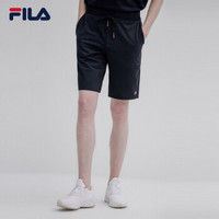 FILA 斐乐官方 男子短裤 2019夏季新款 宽松针织五分裤男裤 传奇蓝-NV 180/88A/XL