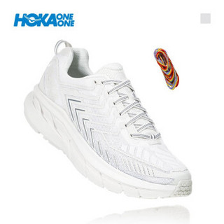 Hoka OneOne男款克利夫顿Outdoor Voices联名款Clifton透气公路跑步鞋 云雾白/纯白 US 10 /280mm