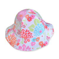 davebella戴维贝拉女宝宝夏季防晒遮阳帽子 儿童凉帽印花盆帽 DB2883花色 davebella TWO SIZE