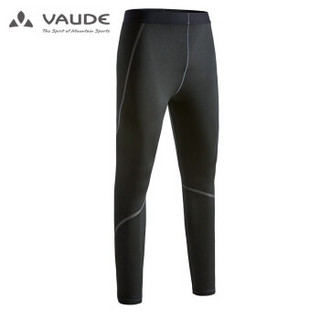 巍德（VAUDE）户外运动男款弹力舒适保暖排汗内层户外活动男保暖长裤 黑色 M