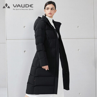 巍德（VAUDE） 户外运动女款中长款羽绒厚外套90%鸭绒保暖透气日常旅行羽绒女外套1529206 VAUDE黑 S