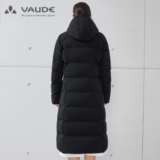 巍德（VAUDE） 户外运动女款中长款羽绒厚外套90%鸭绒保暖透气日常旅行羽绒女外套1529206 VAUDE黑 S