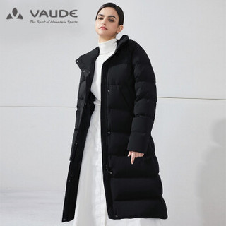 巍德（VAUDE） 户外运动女款中长款羽绒厚外套90%鸭绒保暖透气日常旅行羽绒女外套1529206 VAUDE黑 S