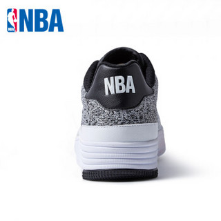 NBA球鞋 夏季新款板鞋 透气时尚 舒适潮流休闲鞋 鞋子 71621825 白/中灰/黑 44.5