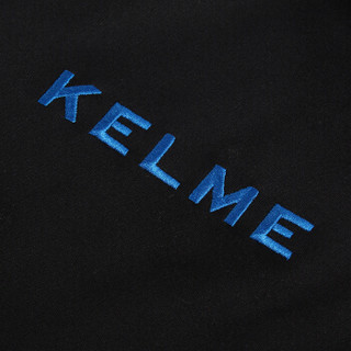 KELME 卡尔美足球运动训练服长袖保暖针织套头卫衣3871301 荧光黄/彩兰 L