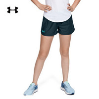 Under Armour 安德玛官方 UA女童 Play Up 运动短裤-1341127 墨绿色431 童XL