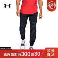 Under Armour 安德玛官方 UA男子 Baseline  运动梭织长裤-1343011 黑色001 XL