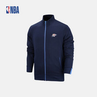 NBA 雷霆队 时尚立领潮流开衫运动外套 夹克 男 图片色 S