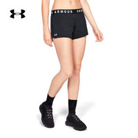 安德玛官方 UA Favorite女子 运动短裤 Under Armour-1317887 黑色001 XL