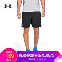 Under Armour 安德玛 UA男子Reflective Launc7英寸短裤-1328508 黑色001 XL