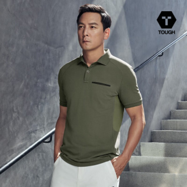 商品descente迪桑特 吴彦祖同款 tough面料 男子短袖polo衫 d9231dps