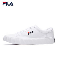 FILA 斐乐官方 CLASSIC KICKS G 女子帆布鞋 2019秋季新款小白鞋 白色-WT 38