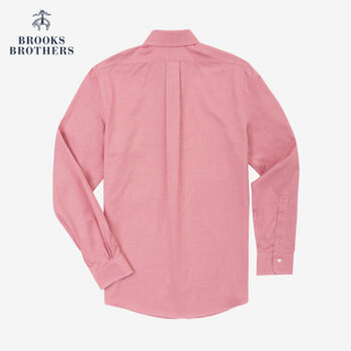 Brooks Brothers/布克兄弟男士秋新品Supima棉免烫衬衫1000064204 6003-红色 15/33