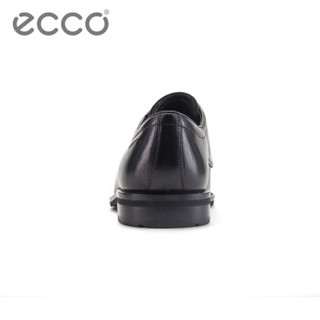 ECCO爱步男士皮鞋 时尚简约低帮系带正装鞋 菲罗 620644 黑色01001 41