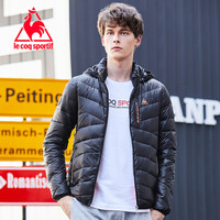 乐卡克（Le coq sportif） 乐卡克法国公鸡男短装羽绒服CB-5813163 黑色/BLK M