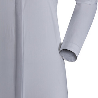 VAUDE巍德（德国）户外运动速干衣女款长袖衬衣中长款可调节袖口旅行徒步衬衫 白色 M