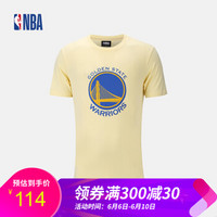 NBA Style潮流服饰 勇士队 夏季运动休闲短袖T恤男 图片色 XL