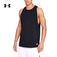 安德玛官方 UA Baseline 男子 运动背心 Under Armour-1326707 黑色001 L