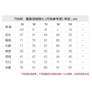 君羽 户外羽绒服马甲童款鹅绒800蓬松度秋冬保暖儿童鹅绒背心 75MB 浅蓝 9#(130码)