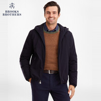 Brooks Brothers/布克兄弟男士保暖灰鸭绒填充羽绒服外套夹克 4002-藏青色 XL