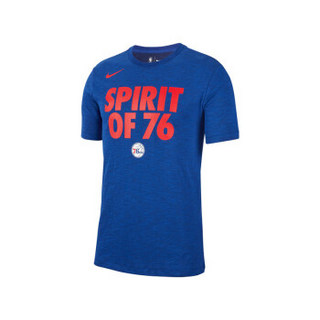 Nike耐克 AQ6605-495 费城76人队DRI-FIT NBA男子T恤  3XL