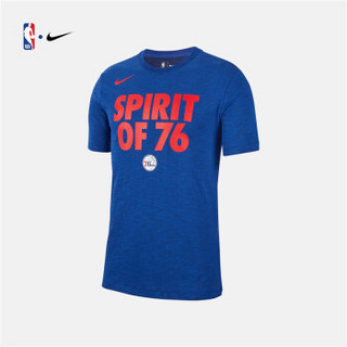 Nike耐克 AQ6605-495 费城76人队DRI-FIT NBA男子T恤  3XL