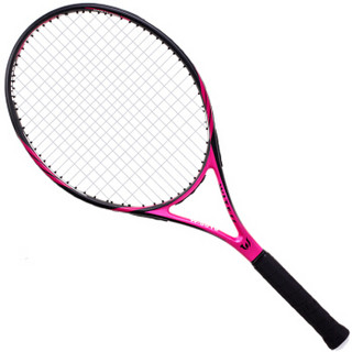 WITESS维特斯 碳素复合网球拍 男女初学网球拍（已穿线）训练用球拍 大气红黑单支网球拍W-5034