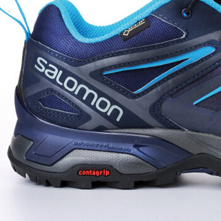 萨洛蒙（Salomon） 男款户防水缓震透气徒步鞋 X ULTRA 3 GTX 灰黑色402423 UK9.5(44)