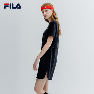 FILA 斐乐官方 女子连衣裙 2019夏季新款女装 传奇蓝-NV 165/84A/M