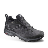 萨洛蒙（Salomon）男款稳定透气徒步鞋X ULTRA 3 WIDE GTX 19新品 406596黑色 UK7.5(42 1/4)