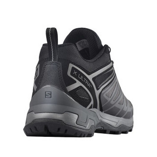 萨洛蒙（Salomon）男款稳定透气徒步鞋X ULTRA 3 WIDE GTX 19新品 406596黑色 UK7.5(42 1/4)