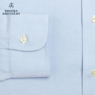 Brooks Brothers/布克兄弟男士牛津纺Supima棉免烫衬衫1000005640 4000-浅蓝色 16/H/5