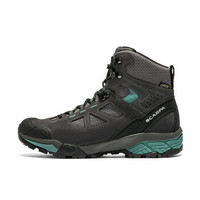 SCARPA 思卡帕 春夏透气登山女鞋 ZG lite GTX零重力轻量版 高帮徒步户外鞋67080-202 深灰拼蓝 37