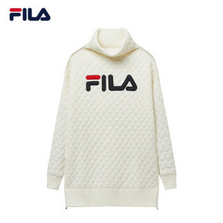 FILA（斐乐） 2019春季新款米兰时装周ICONIC系列SNBN限定款 时尚简约套头编织衫女 云白色-WT 170/88A/L