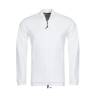 ASICS亚瑟士 运动夹克男运动外套防泼水针织衫153552-0014 白色 XL