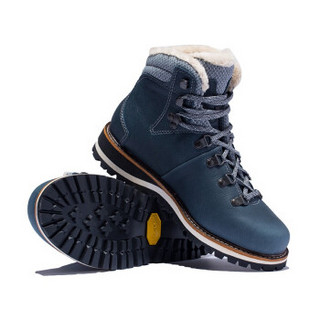 LOWA 德国 冬季户外防水保暖雪地靴 WENDELSTEIN GTX 进口女款中帮 L220456 藏青色 40