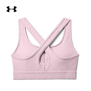 安德玛官方 UA Armour 女子 运动内衣-中强度 Under Armour-1310459 粉色694 L