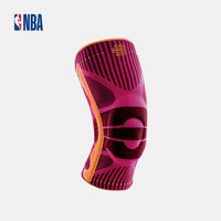 NBA-Bauerfeind保而防运动系列护膝 护具 独行侠诺维茨基代言 紫橘色 L