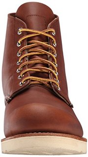  Red Wing Heritage 男子6英寸圆形系带靴子 棕色